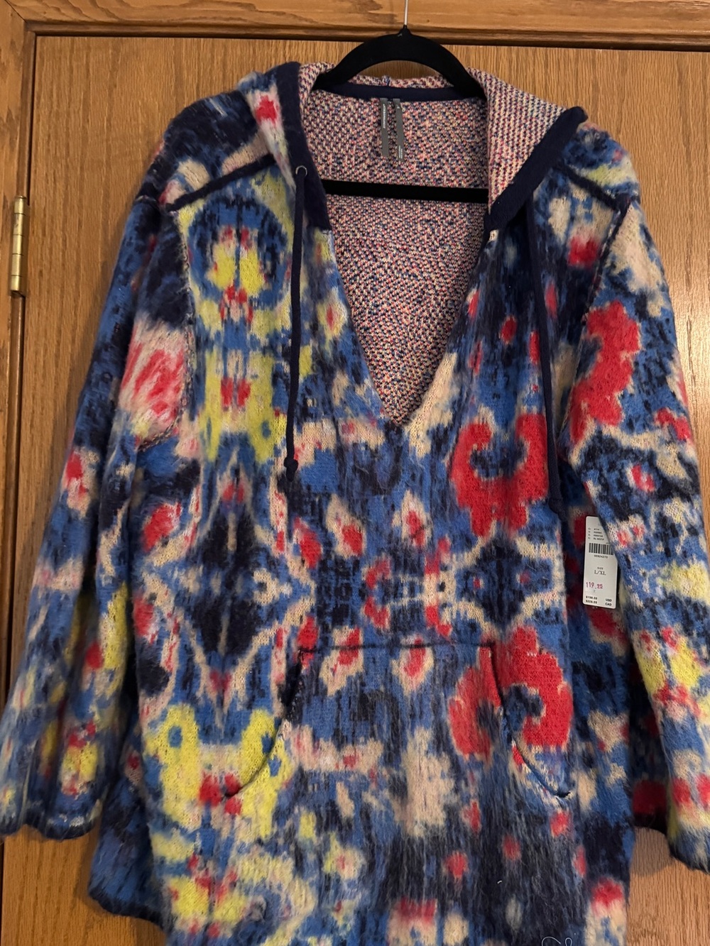 Women’s Multicolor Cozy Hooded Sweater